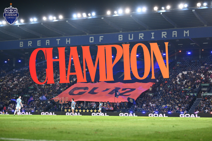 บุรีรัมย์ ยูไนเต็ด แชมป์ไทยลีก 2025/26 ผงาดนำทัพ 4 ทีมลุย ACL