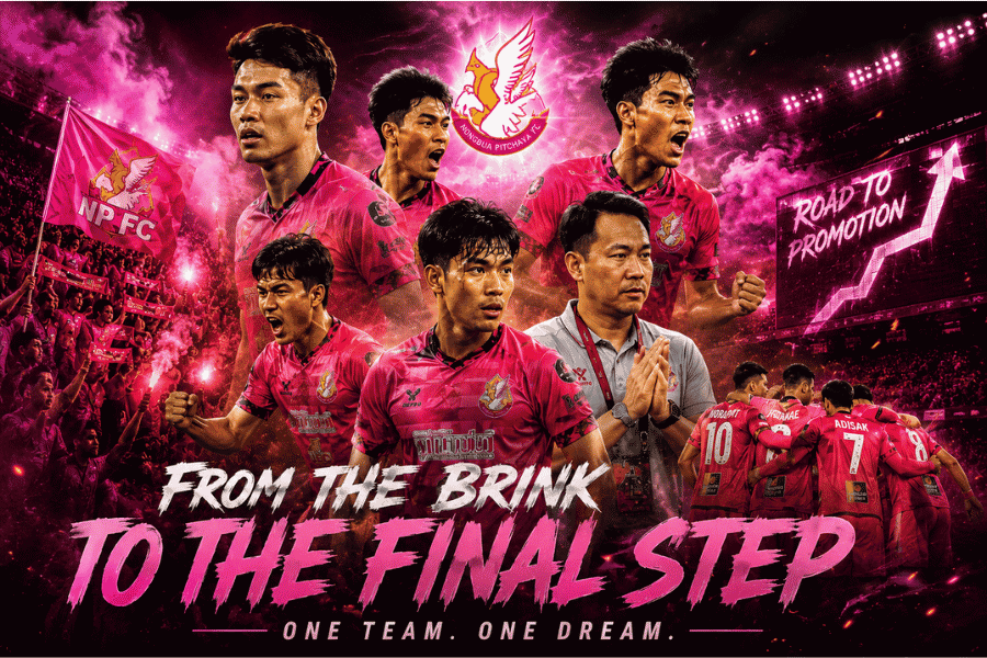 หนองบัว พิชญ พลิกนรกฝ่าด่านเพลย์ออฟ จากเกือบตกรอบสู่เกมชี้ชะตาเลื่อนชั้นกับปัตตานี