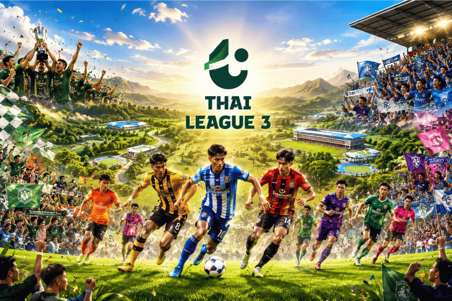ไทยลีก 3 ลีกภูมิภาคที่ปลุกชีวิตฟุตบอลไทย สู่ศึกชิงตั๋วเลื่อนชั้นไทยลีก 2