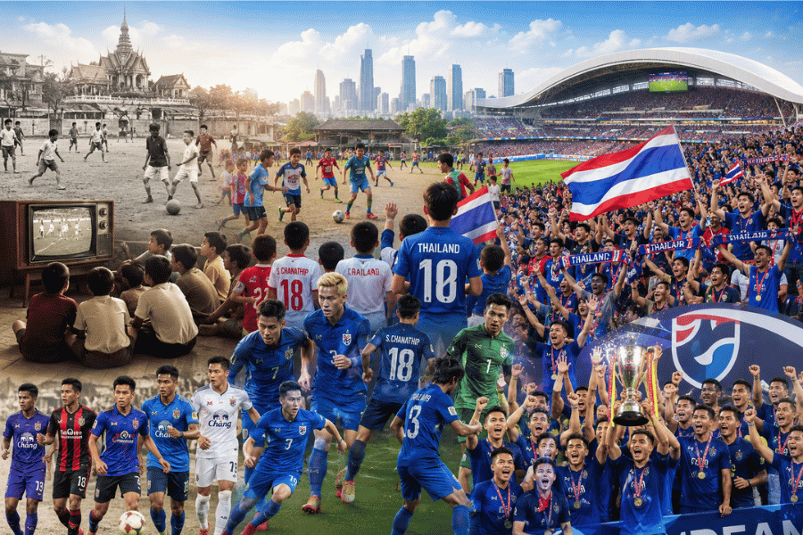 ทำไมฟุตบอลถึงกลายเป็นกีฬามหาชนของคนไทย จากอดีตสู่ยุคไทยลีกที่ครองใจแฟนบอลทั่วประเทศ
