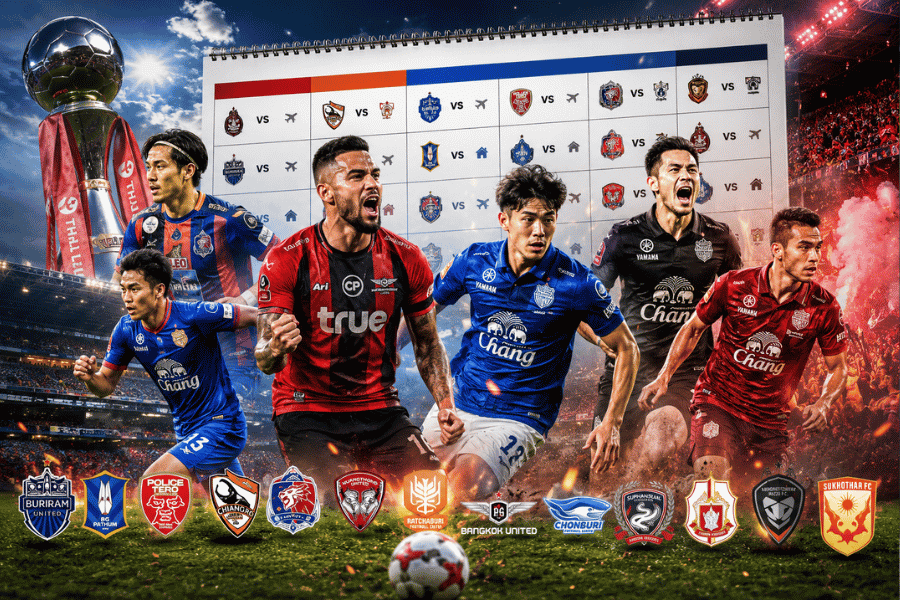 เปิดปฏิทินไทยลีก 2026/27 กับบททดสอบหฤโหดที่ทุกสโมสรต้องเจอ