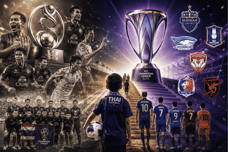 จากรองแชมป์เอเชียสู่ ACL Elite เปิดตำนานสโมสรไทยบนเวทีเอเชีย กับความฝันที่ยังรอวันเป็น