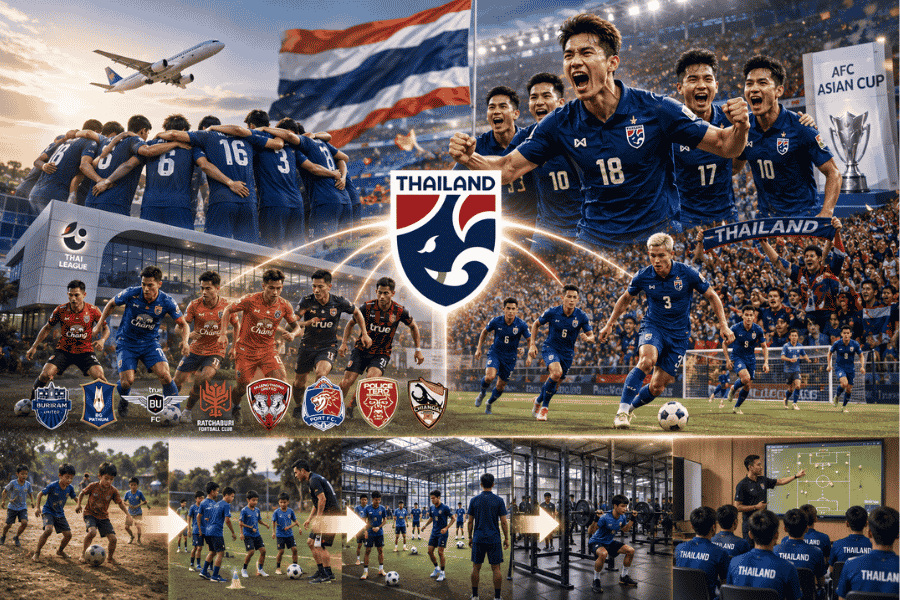 ทีมชาติไทยอยู่ได้เพราะไทยลีก เปิดเบื้องหลังฟุตบอลไทยที่สร้าง ช้างศึก จากรากหญ้าสู่เวทีเอเชีย