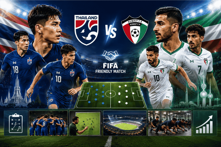 วิเคราะห์ก่อนเกม ทีมชาติไทย พบกับ ทีมชาติคูเวต อุ่นเครื่องฟีฟ่าเดย์