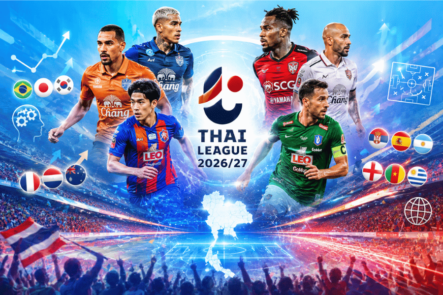 โควตาต่างชาติไทยลีก 2026/27 เปลี่ยนเกมฟุตบอลไทยอย่างไร โอกาสใหม่หรือวิกฤตของนักเตะไทย