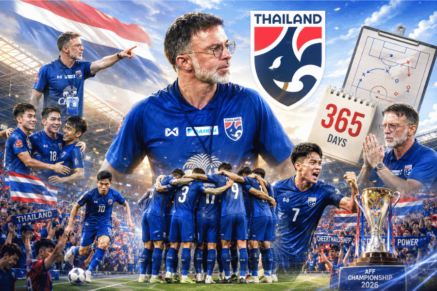 แอนโธนี ฮัดสัน กับ 365 วันชี้ชะตาทีมชาติไทย เสียงวิจารณ์ ความกดดัน และภารกิจทวงแชมป์อาเซียน 2026