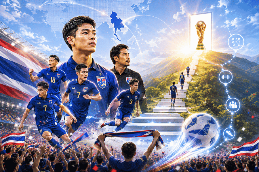 อนาคตฟุตบอลโลกไทยมีโอกาสหรือไม่ วิเคราะห์เส้นทางช้างศึกสู่ความฝันที่ทั้งชาติรอคอย