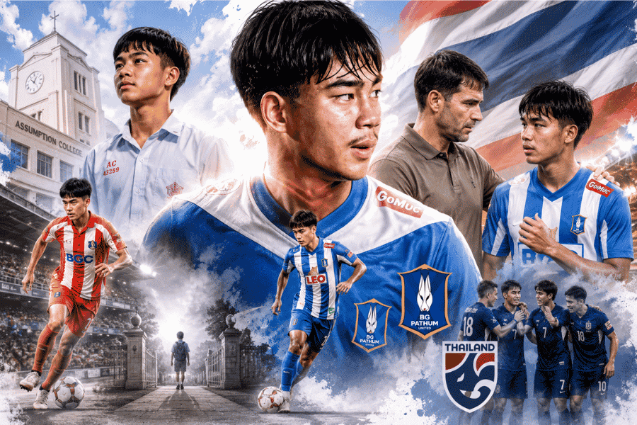 ธีรภัทร ปรือทอง ดาวรุ่งที่ฮัดสันกำลังดันขึ้นทีมชาติชุดใหญ่คือใคร จากเด็กอัสสัมชัญสู่ความหวังใหม่ของช้างศึก
