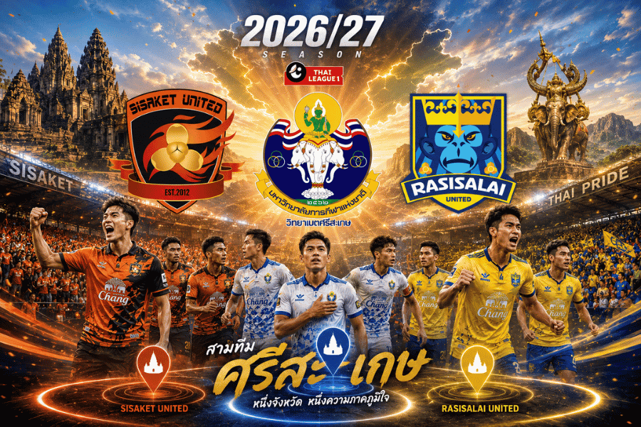 ไทยลีก 2026/27 กำลังเข้าสู่ยุค สามทีมศรีสะเกษหรือไม่