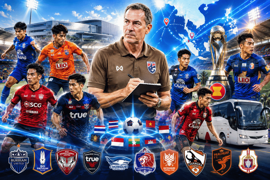 สโมสรไทยลีกพร้อมแค่ไหน เมื่อฮัดสันต้องเดินสายขอนักเตะลุยอาเซียนคัพ 2026
