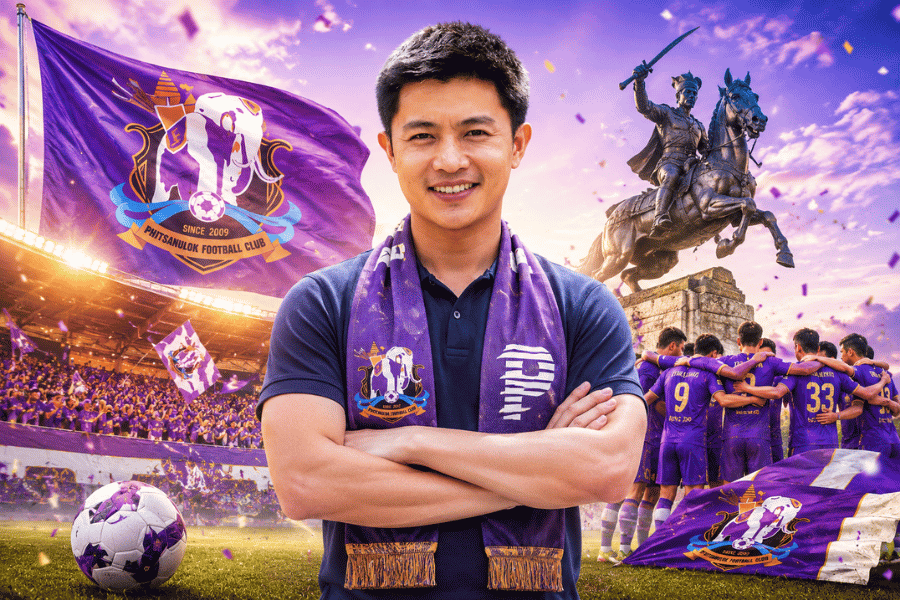 พิษณุโลก เปิดตัวประธานคนใหม่กับภารกิจพาขุนพลนเรศวร กลับสู่ความยิ่งใหญ่