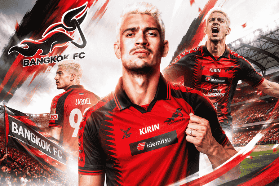จาร์เดล คาปิสตราโน่ เปิดตัวซบบางกอก เอฟซี กระทิงเพลิงหวังใช้ดาวยิงจอมเก๋าพาล่าความสำเร็จไทยลีก 3 ฤดูกาล 2026/27