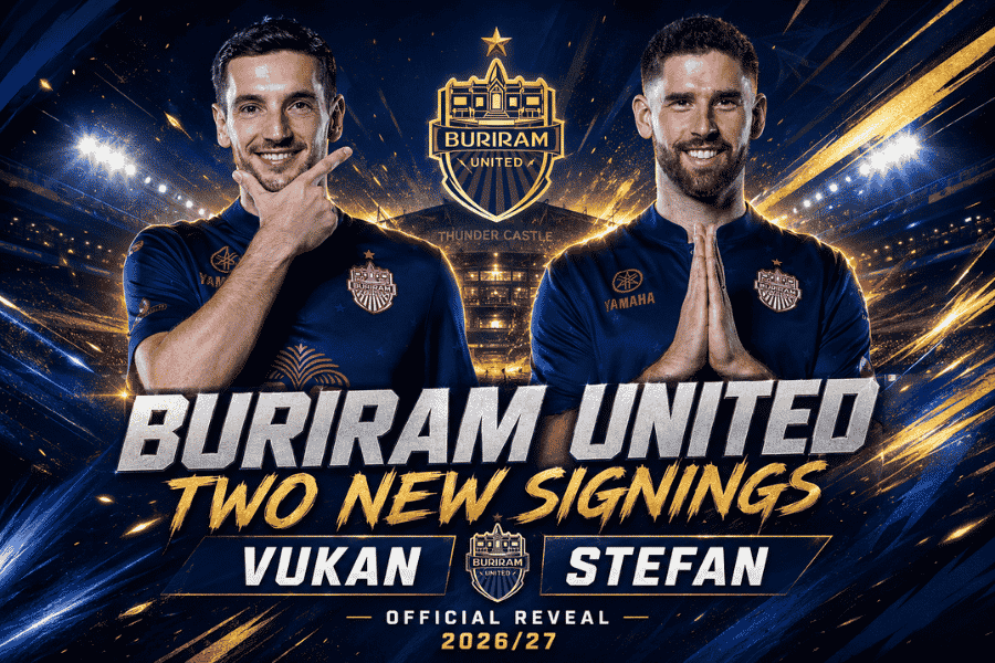 บุรีรัมย์ ยูไนเต็ด เติมเก๋ายุโรป เปิดตัว วูคาน ซาวิเชวิช และ สเตฟาน ชิมเมอร์ ลุยไทยลีก