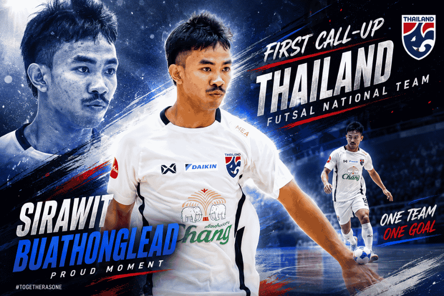 จากแข้งมหาวิทยาลัยสู่ทีมชาติ ศิรวิทย์ บัวทองเลิศ กับโอกาสแจ้งเกิดในทัพโต๊ะเล็กช้างศึก