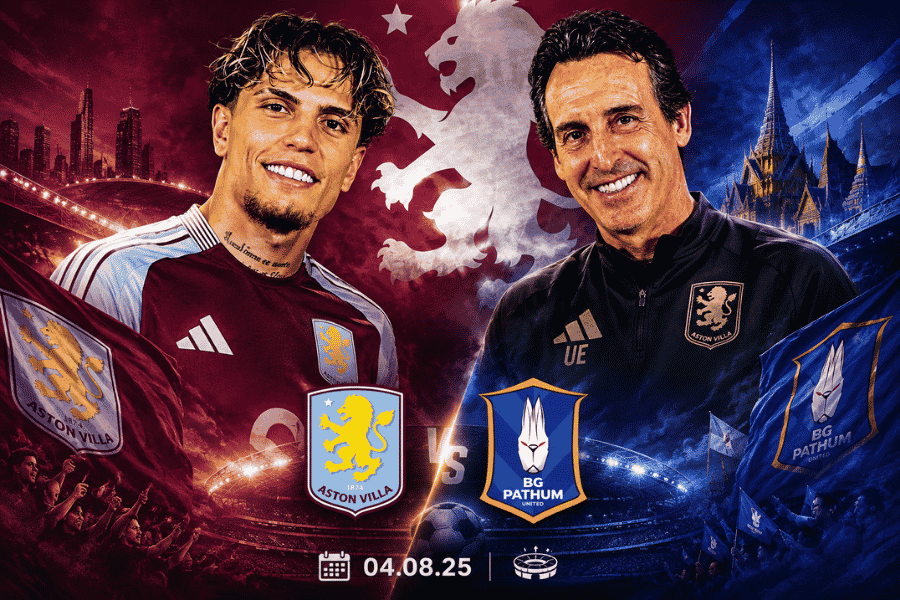การ์นาโช่บุกไทยกับเกม บีจี ปทุม ดวล แอสตัน วิลล่า บททดสอบระดับพรีเมียร์ลีก