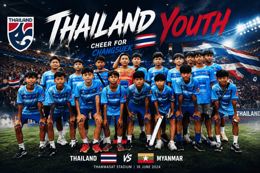 มาดามแป้ง เปิดประสบการณ์เยาวชนไทย พาเชียร์ช้างศึกติดขอบสนาม เกมชนะเมียนมา 2-0