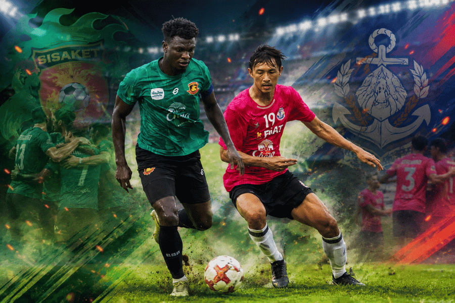 ศรีสะเกษ ยูไนเต็ด เครื่องร้อนต่อเนื่อง อัดราชนาวี 2-0 เฮปรีซีซั่น