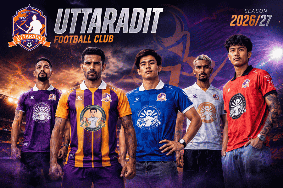 อุตรดิตถ์ เอฟซี เปิดตัวชุดใหม่ THE PRIDE OF UTTARADIT ลุยไทยลีก 2