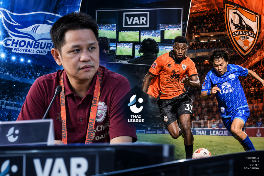 ศศิศ สิงห์โตทอง ชี้ VAR ขัดข้องต้องแก้เชิงระบบ หลังชลบุรีพ่ายเชียงราย 0-1